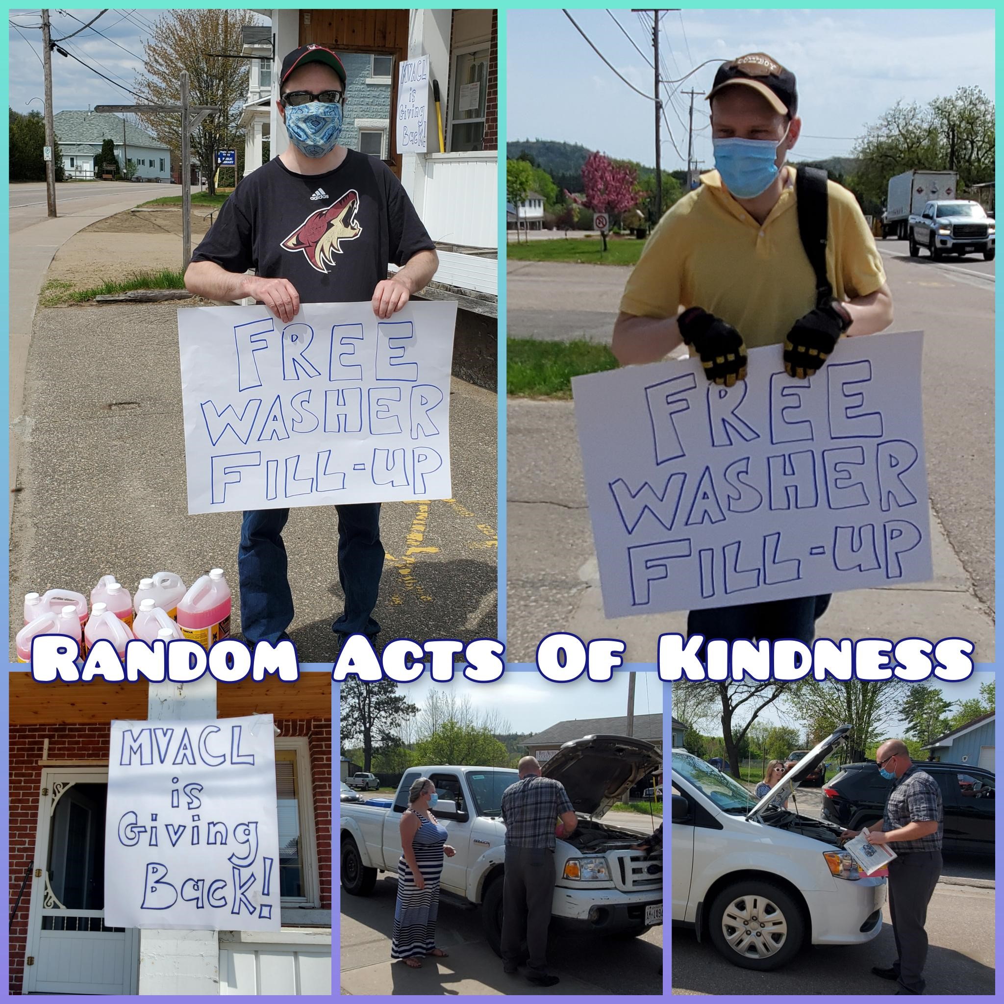 drive through Windshield washer fluid day